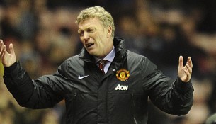 David Moyes saw his Manchester United side lose to Sunderland in the League Cup semi-final first leg